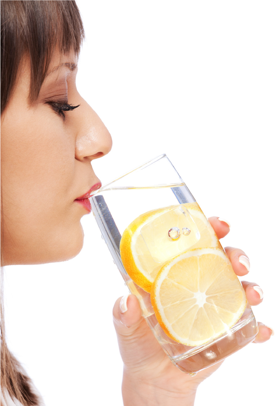 drinking-lemon-water